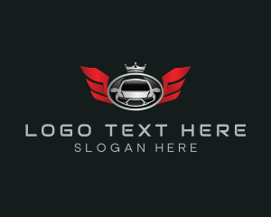 Transport - Premium Racing Sedan logo design