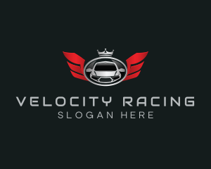 Premium Racing Sedan logo design