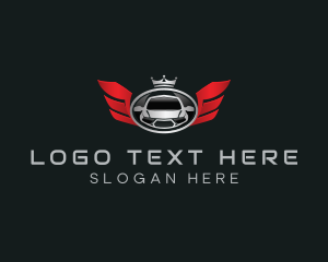 Road Trip - Premium Racing Sedan logo design