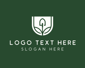 Classic - Shovel Leaf Gardening logo design