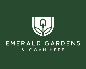 Shovel Leaf Gardening logo design