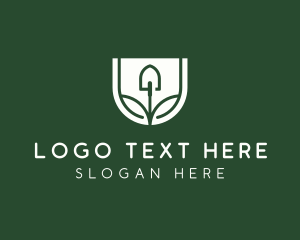 Shovel - Shovel Leaf Gardening logo design