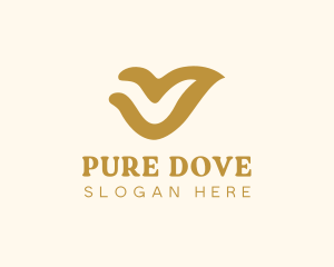 Dove - Dove Bird Symbol logo design