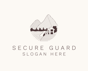 Mountain - Homestead Countryside  Home logo design