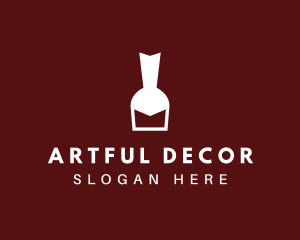 Decor - Vase Home Decoration logo design