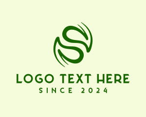 Organic Products - Organic Nature Letter S logo design