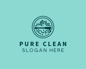 City Clean Pressure Washer logo design