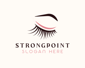 Aesthetician - Eyebrow & Eyelash Salon logo design