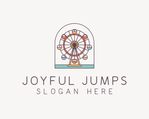 Ferris Wheel Carnival  logo design