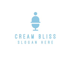 Cream - Ice Cream Gelato logo design