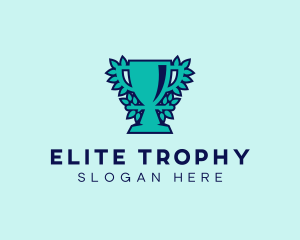 Trophy - Nature Award Trophy logo design