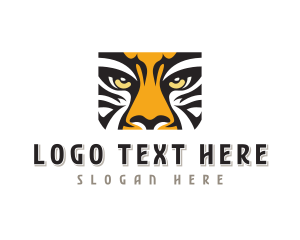 Wildlife Conservation - Tiger Eyes Safari logo design