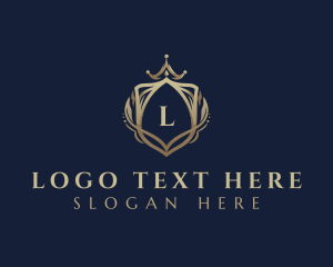 Shield - Luxury Crown Boutique logo design
