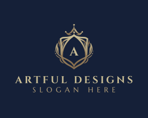 Luxury Crown Boutique logo design