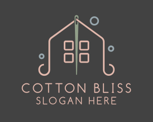 Cotton - Homemade Crochet Knit logo design