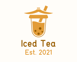 Milk Tea Temple  logo design