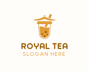 Milk Tea Temple  logo design