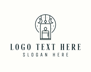 Scented - Artisanal Candle Decor logo design