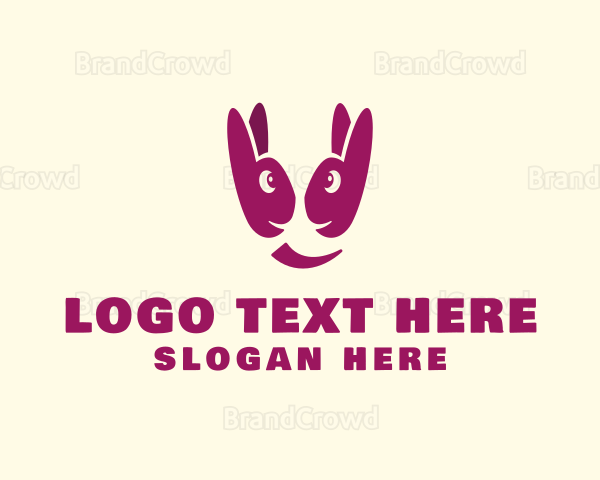 Bunny Rabbit Pet Logo