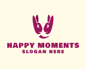 Joyful - Bunny Rabbit Pet logo design