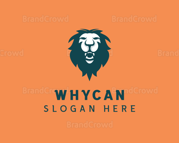 Wild Lion Mane Logo