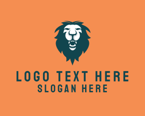 College - Wild Lion Mane logo design