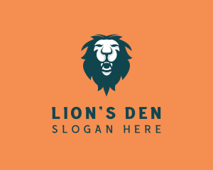 Lion - Wild Lion Mane logo design