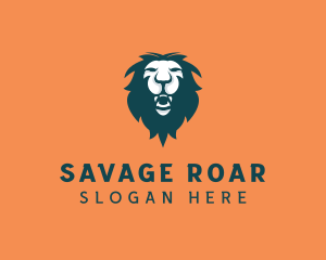 Wild Lion Mane  logo design