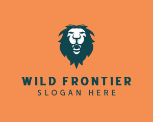 Wild Lion Mane  logo design