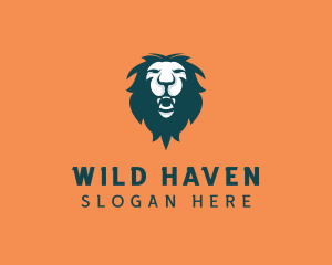 Wild Lion Mane  logo design