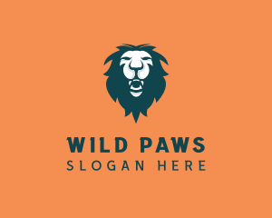 Wild Lion Mane  logo design