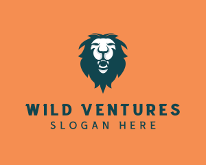 Wild Lion Mane  logo design