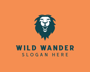 Wild Lion Mane  logo design