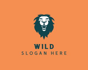 Wild Lion Mane  logo design