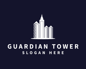 City Realty Building Tower logo design