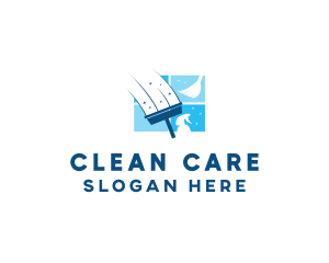 Window Cleaning Sanitation logo design