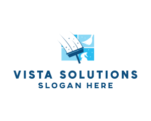 Window Cleaning Sanitation logo design