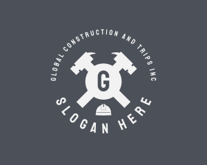 Handyman Construction Hammer  logo design