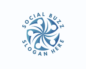 Abstract Social People logo design