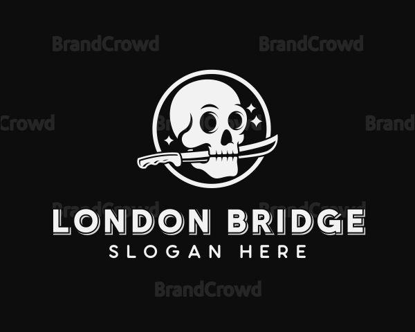 Skull Blade Weapon Logo