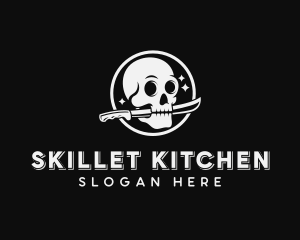 Skull Blade Weapon Logo