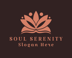 Healing - Spa Healing Lotus logo design