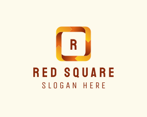 Square Ribbon Media logo design