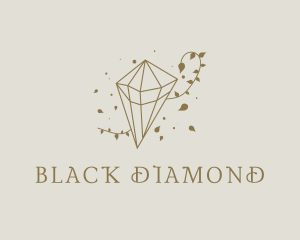 Gold Luxe Diamond logo design