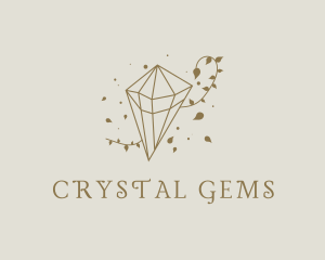 Gold Luxe Diamond logo design