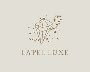 Gold Luxe Diamond logo design