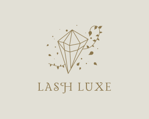 Gold Luxe Diamond logo design