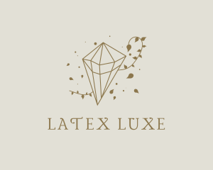 Gold Luxe Diamond logo design