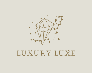 Gold Luxe Diamond logo design