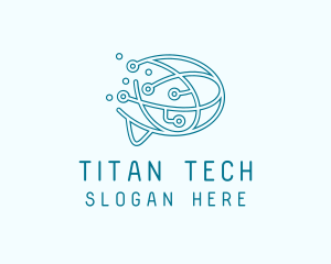 AI Brain Tech logo design